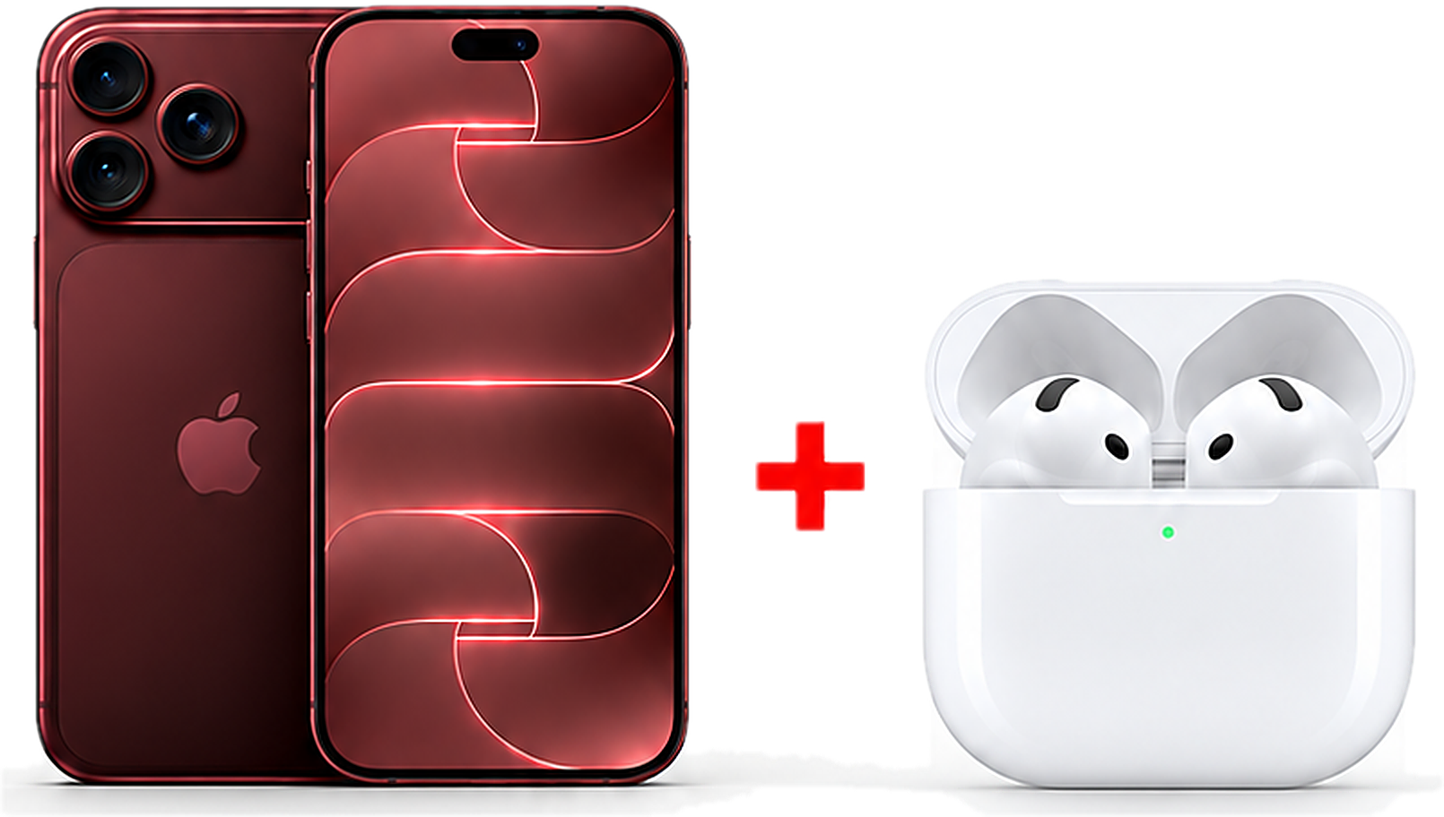 iPhone 18 Pro + AirPods 5 Rot